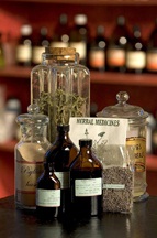 herbal medicine bottles